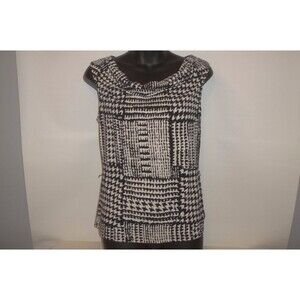 Tahari Arthur S, Levine Petites Knit Top 6 P Sleeveless Cowl Neck.